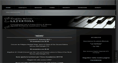 Desktop Screenshot of accademiamusicalelacertosa.it